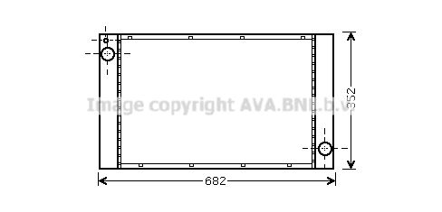 AVA QUALITY COOLING Радиатор, охлаждение двигателя BW2333